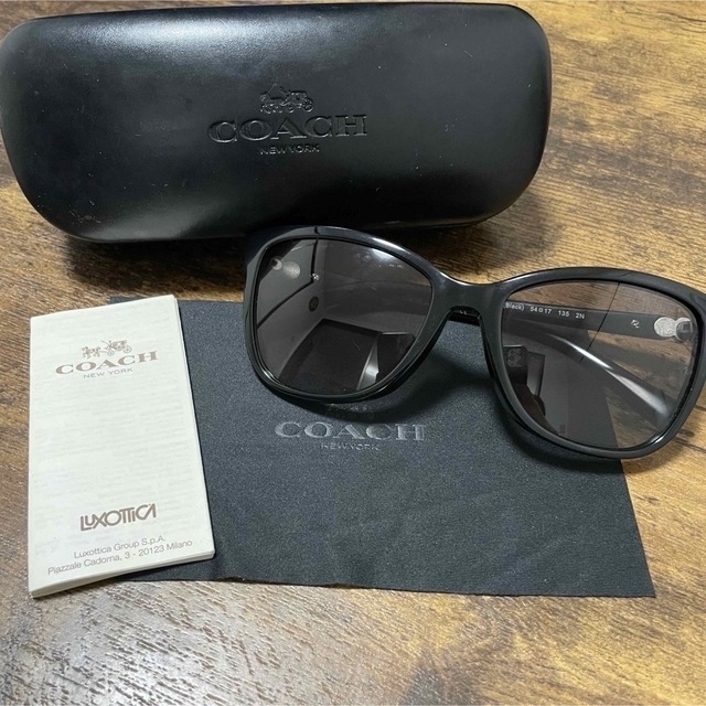 COACH(コーチ)のCOACH コーチ サングラス ブラック レディースのファッション小物(サングラス/メガネ)の商品写真