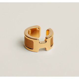 HERMES エルメス イヤーカフ Olympe PM ゴールド×カーネル