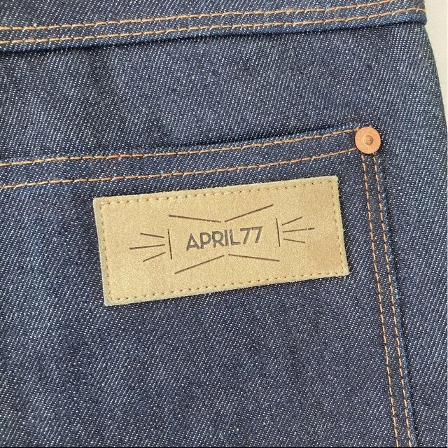 April77(エイプリルセブンティセブン)のApril77 スキニー デニム インディゴ メンズのパンツ(デニム/ジーンズ)の商品写真