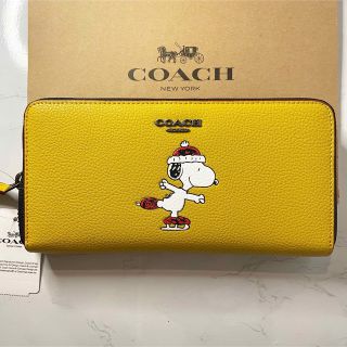 コーチ(COACH)のCOACH X PEANUTS アコーディオンウォレット・スヌーピー モチーフ (財布)