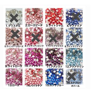 スワロフスキー(SWAROVSKI)のスワロフスキーストーン確実正規品(ネイル用品)