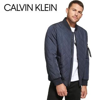 カルバンクライン(Calvin Klein)の新品 US-XL ★ カルバンクライン フライトジャケット ネイビー 2XL(フライトジャケット)