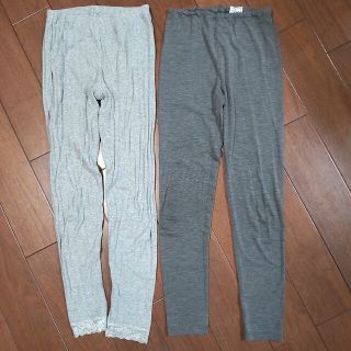 ユニクロ(UNIQLO)のUNIQLO キッズ レギンス 140サイズ２枚セット(パンツ/スパッツ)