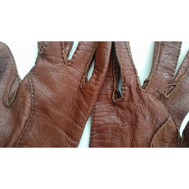 Hermes(エルメス)のHERMES　エルメス　レザー　手袋 レディースのファッション小物(手袋)の商品写真
