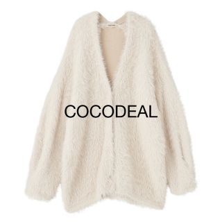 ココディール(COCO DEAL)の難あり☆ロングフェザーダブルフェイスニットアウター(カーディガン)