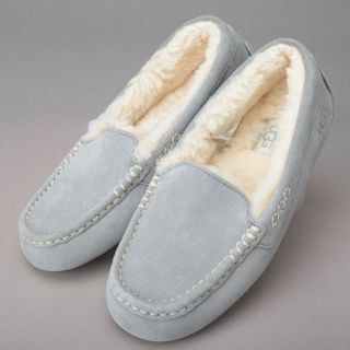 アグ(UGG)のUGGアグ ANSLEY アンスレー モカシン/スリッポン 水色 23cm(スリッポン/モカシン)