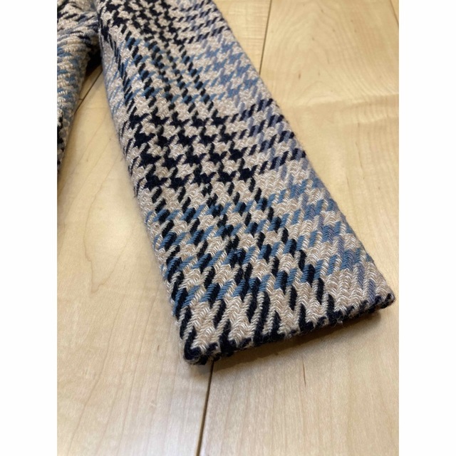 vintage baby blue tweed check jk レディースのジャケット/アウター(テーラードジャケット)の商品写真