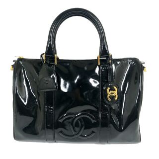 専用 売約済み【希少・正規品】CHANEL シャネル エナメルバック