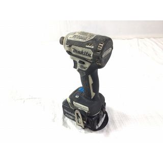 ☆品☆makita マキタ 18V 充電式インパクトドライバ TD171D 白 3.0Ahバッテリー2個(BL1830B) 充電器(DC18RF) ケース付 65098