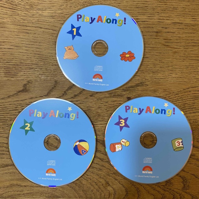 Disney(ディズニー)のプレイアロング　CDのみ　3枚　DWE おうち英語 エンタメ/ホビーのCD(キッズ/ファミリー)の商品写真