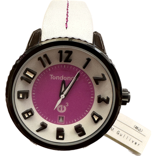テンデンス(Tendence)の3月まで！お値下げ可！【美品】テンデンス　腕時計　ホワイト×ピンク(腕時計)