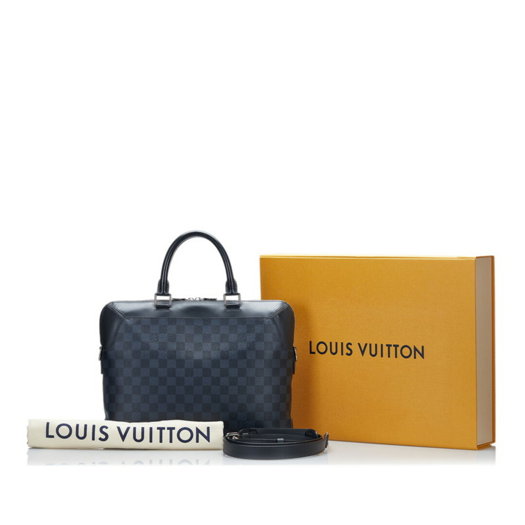 ルイ ヴィトン ダミエコバルト オリバー ビジネスバッグ ショルダーバッグ 2WAY N51199 PVC メンズ LOUIS VUITTON 【1-0085078】