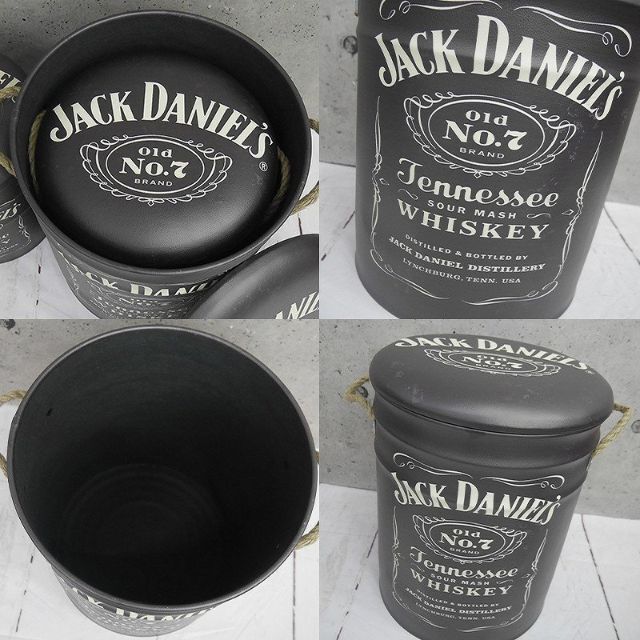 スツール ジャックダニエル JACK DANIELS 3個セット BZ-145 インテリア/住まい/日用品の椅子/チェア(その他)の商品写真