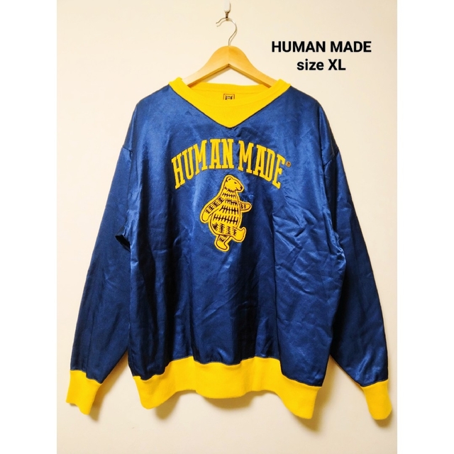 HUMAN MADE ヒューマンメイド サテン プルオーバー スウェット