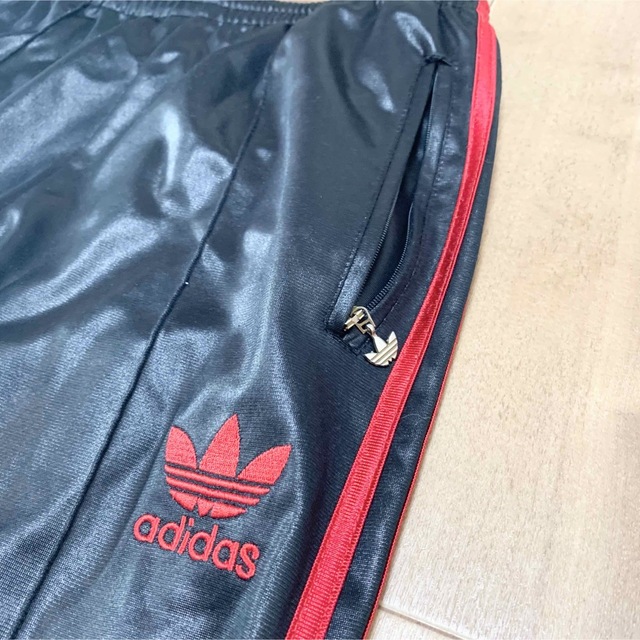 adidas - 90s adidas トラックパンツ メンズL 黒 赤 トレフォイル 万 ...