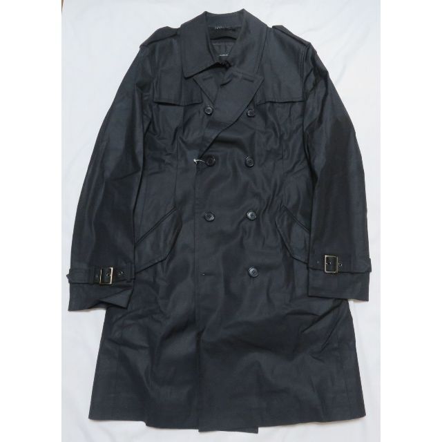 UNITED ARROWS green label relaxing(ユナイテッドアローズグリーンレーベルリラクシング)の■新品【ユナイテッドアローズ】極上トレンチコート 黒 S #1 UNITED A メンズのジャケット/アウター(トレンチコート)の商品写真