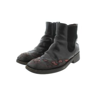 DRIES VAN NOTEN ブーツ 39 1/2(24.5cm位) 黒 【古着】-