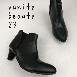 バニティービューティー(vanitybeauty)のバニティービューティーショートブーツレインブーツサイドゴアブーツ23大人かわいい(ブーツ)