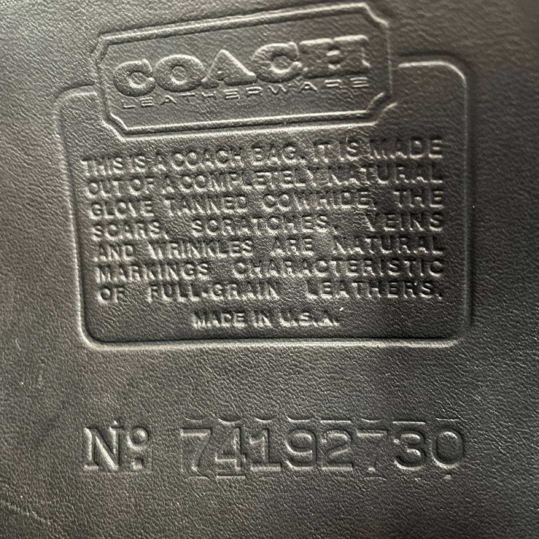 COACH - 極美品 COACH オールドコーチ 黒 レザー ブラック ショルダー