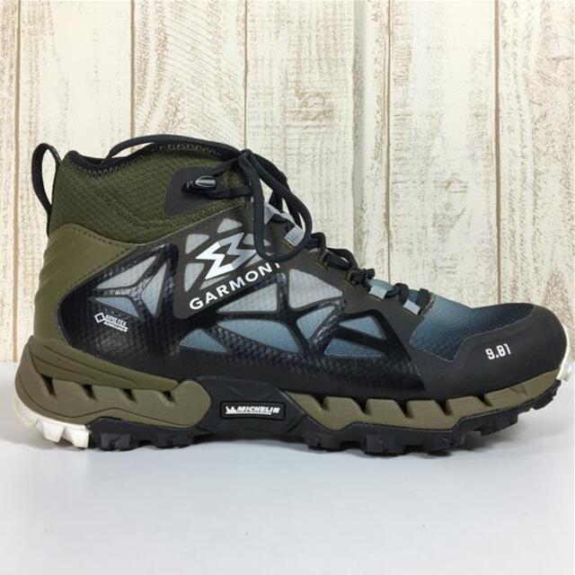 MENs 29.0cm ガルモント 9.81 N Air G S Mid Goretex トレッキングシューズ ゴアテックスサラウンド GARMONT  グリーン系