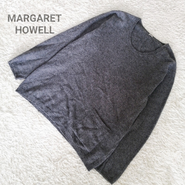 MARGARET HOWELLマーガレットハウエル カシミヤ混 ニット セーター