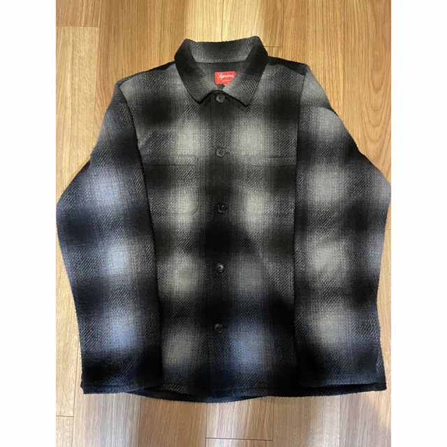 【希少】supreme shadow plaid fleece shirt XL