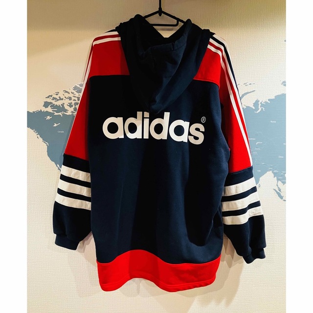 adidasパーカーデサント製80s90sビンテージアディダスNIKE好き