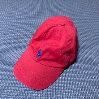 ポロラルフローレン(POLO RALPH LAUREN)のPOLO ラルフローレン キャップ　レッド　キッズサイズ(帽子)