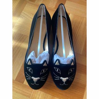 シャルロットオリンピア(Charlotte Olympia)の新品未使用☆梨花ちゃん愛用☆シャーロットオリンピア☆ネコ☆シューズ(バレエシューズ)