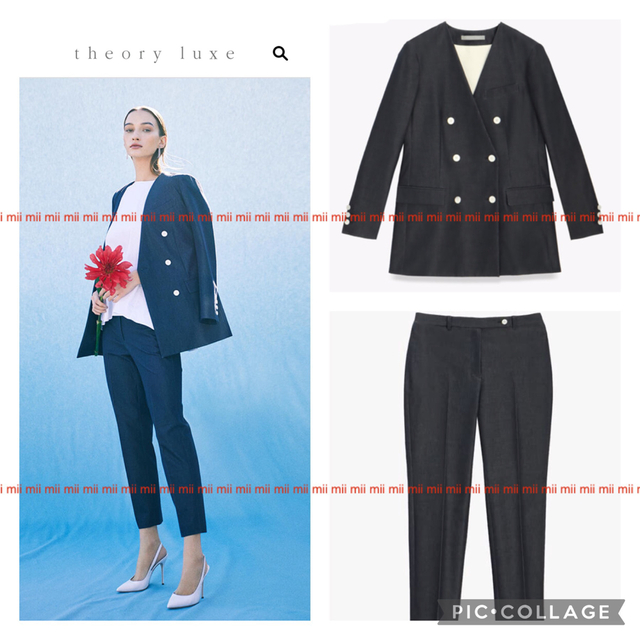 ✤セオリーリュクス theory luxe ジャケットandパンツ✤セットアップ | フリマアプリ ラクマ