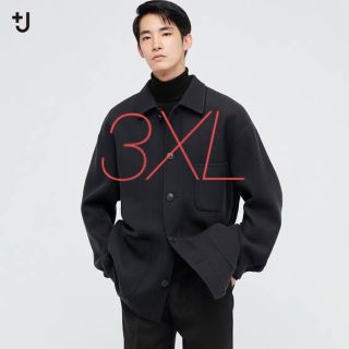 ユニクロ(UNIQLO)の3XL‼️ +J 2021AW ウールブレンドオーバーサイズシャツジャケット(その他)