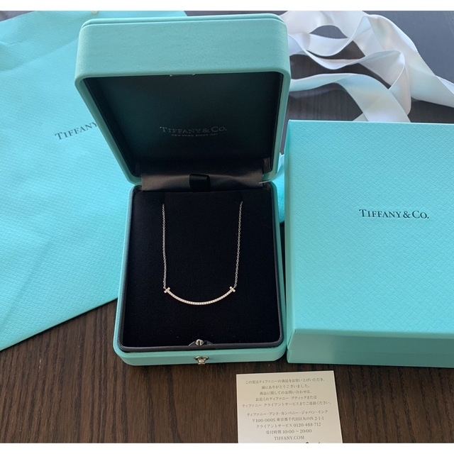 特売 Tiffany & Co. - 新品同様♡ ティファニー スマイルペンダント T