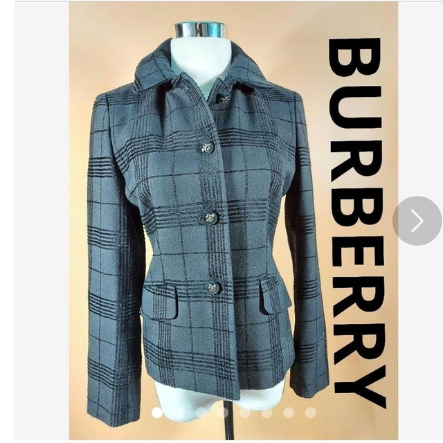 美品 BURBERRY ノバチェック テーラードジャケット ステンカラー | フリマアプリ ラクマ