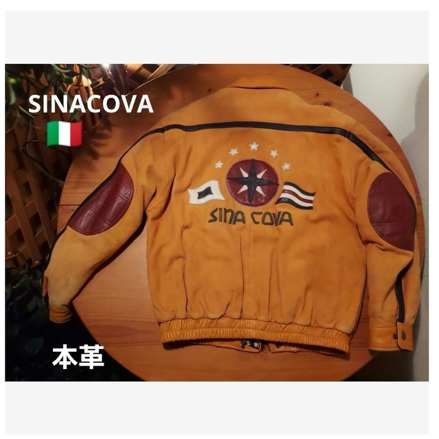 LUPO DI MARE SINA COVA 刺繍レザージャケット　サンプルシナコバ