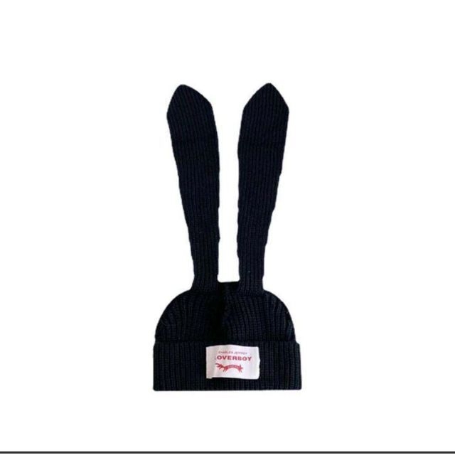 Charles Jeffrey Loverboy ウサギ ビーニー メンズの帽子(ニット帽/ビーニー)の商品写真