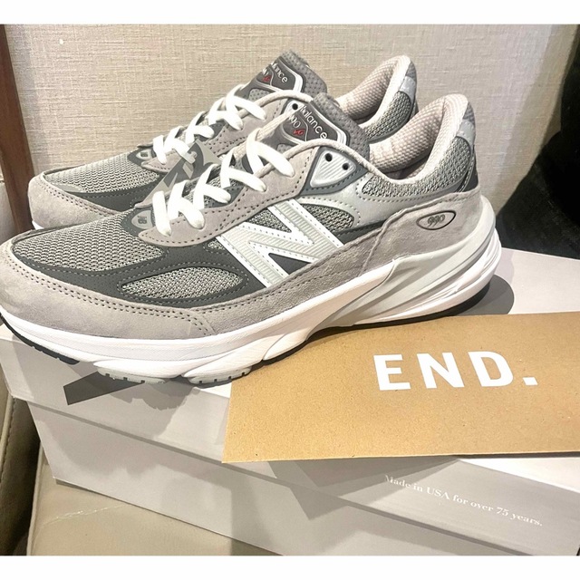 ニューバランス m990v6 m990gl6 グレー26.5cm 992 993 【希少