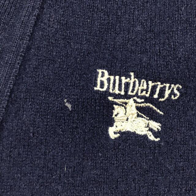 BURBERRY(バーバリー)の古着 バーバリー Burberry's ラムウールニットカーディガン スコットランド製 メンズM /eaa296113 メンズのトップス(カーディガン)の商品写真