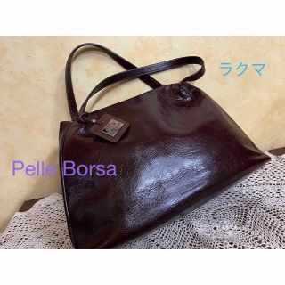 PELLE BORSA - ペレボルサ アンミカコラボ ポーチセットトートバッグ