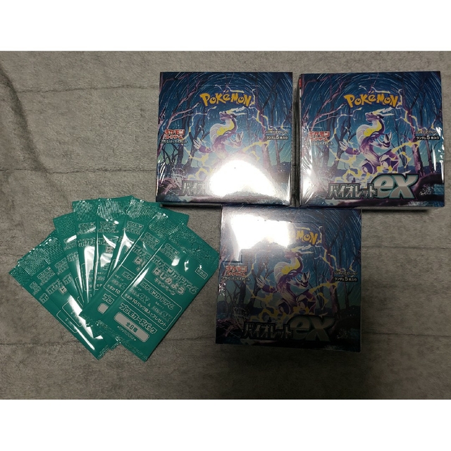 ポケモンカード バイオレットex ボックス 3box シュリンク・プロモ ...