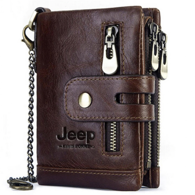 新品未使用】Jeep ダークブラウン 二つ折り財布の通販 by GARAGE K｜ラクマ