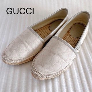 グッチ(Gucci)のGUCCI グッチ　エスパドリーユパンプス　サンダル　フラットシューズ　靴　美品(バレエシューズ)