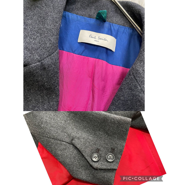 Paul Smith(ポールスミス)のPaul Smith ポールスミス　ダブルブレストジャケット　ショートコート レディースのジャケット/アウター(ピーコート)の商品写真