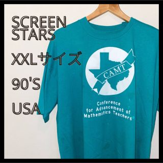 スクリーンスターズ(SCREEN STARS)のvintage《SCREEN STARS》半袖Tシャツ  XXLサイズ 90年代(Tシャツ/カットソー(半袖/袖なし))