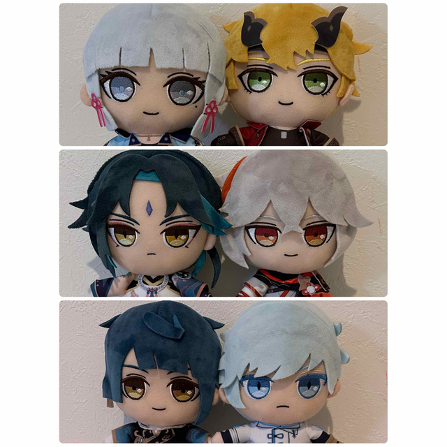 新品未使用☆原神☆おすわりぬいぐるみ☆6体セット☆ 最安値 70.0%OFF