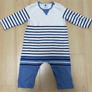 プチバトー(PETIT BATEAU)のプチバトー　カバーオール　70センチ(カバーオール)