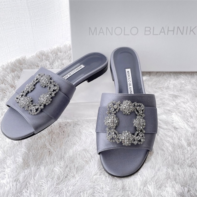 国産】 MANOLO BLAHNIK - MANOLO BLAHNIK マノロブラニク フラット