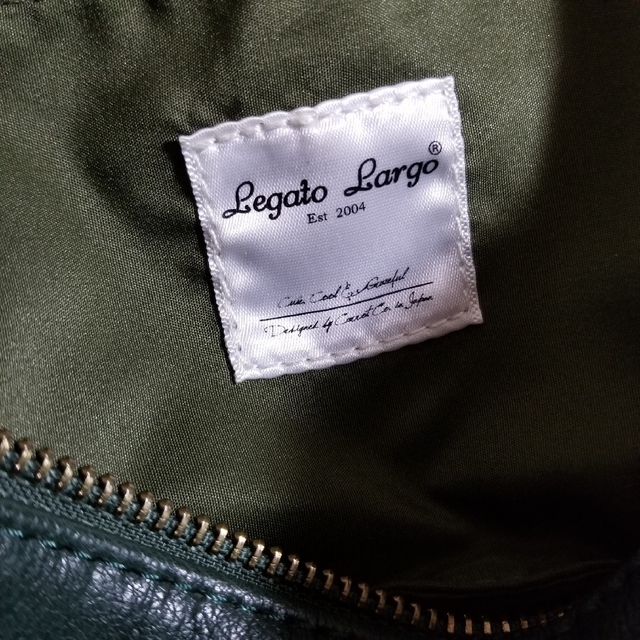Legato Largo(レガートラルゴ)のショルダーバッグ　丸型　グリーン　レガートラルゴ レディースのバッグ(ショルダーバッグ)の商品写真