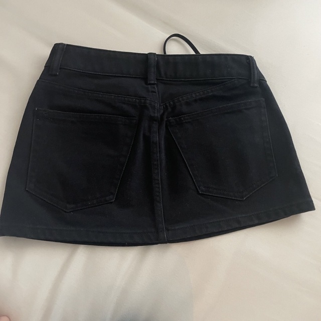 alexander wang denim skirt / black 5