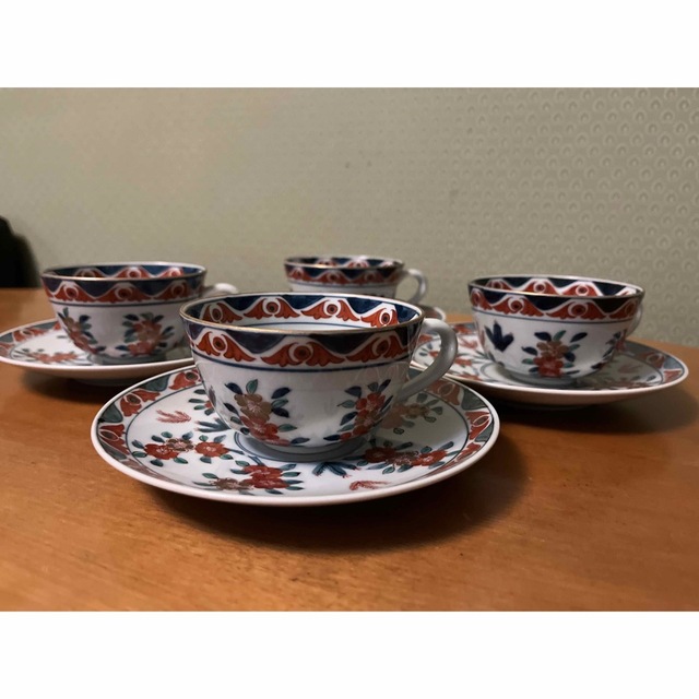 源右衛門 コーヒーカップ &ソーサー 4客 独特の上品 8960円 www.gold ...