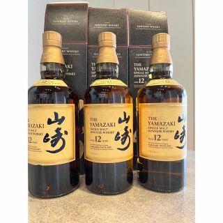 サントリー(サントリー)のサントリー山崎12年700ml  新品・未開封3本(ウイスキー)